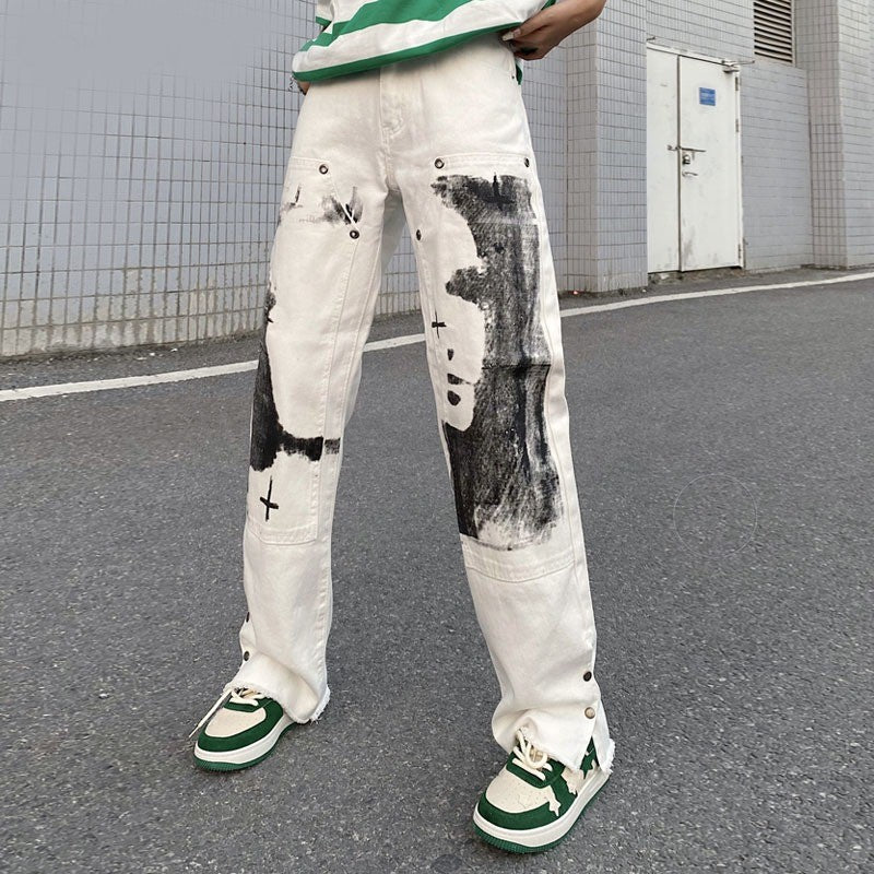 White Cross Jeans