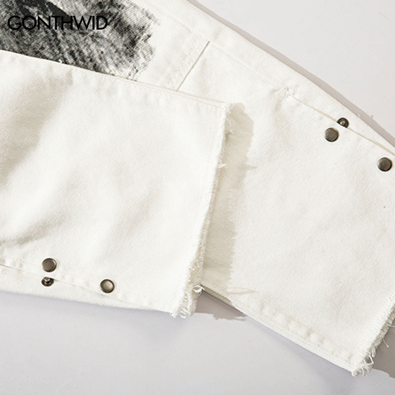 White Cross Jeans