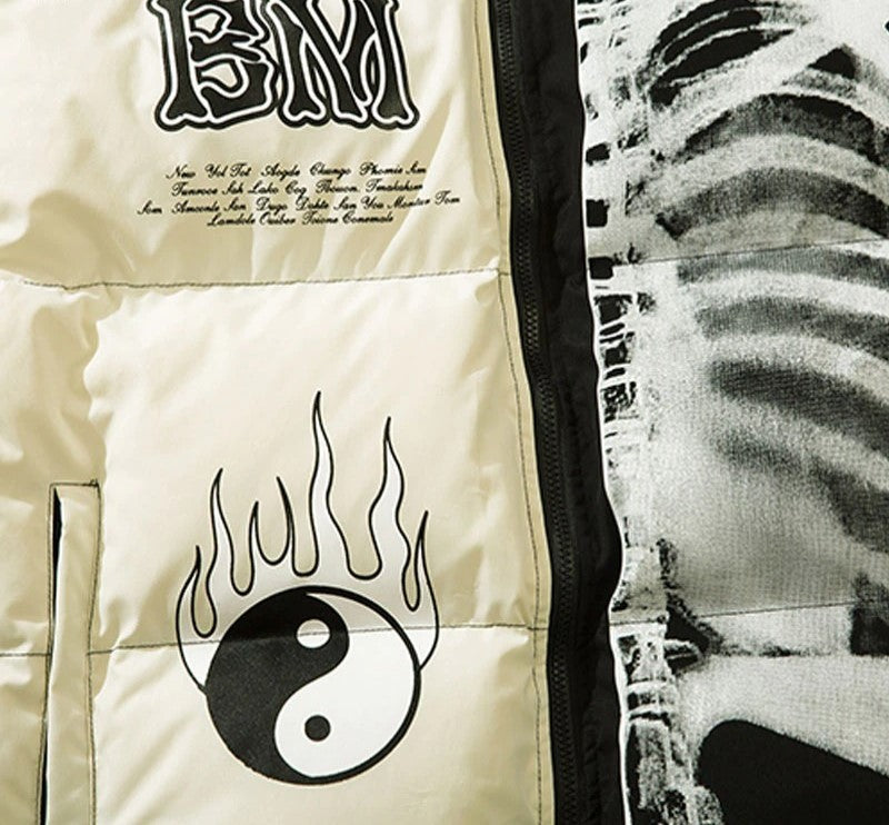 Oversized Skeleton Coat