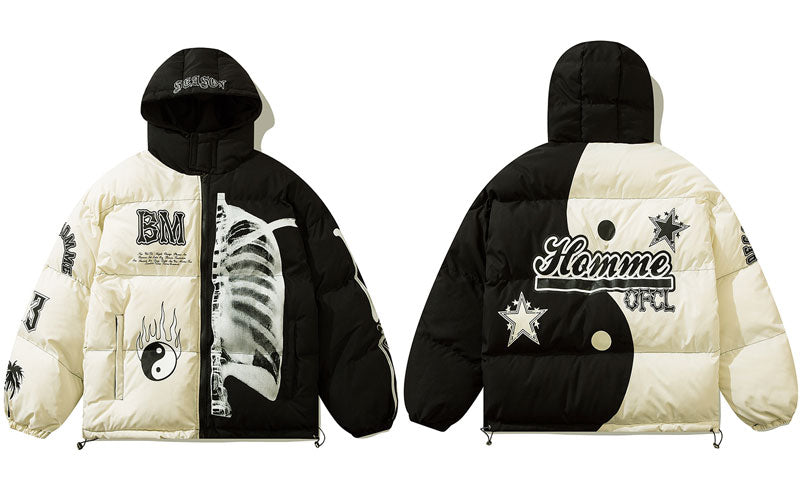 Oversized Skeleton Coat