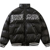 Winter Leather Puffer