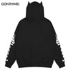 Hip Hop Hoodie Sweatshirt Jacket Y2K Streetwear Grunge Letter Print Zip Up Hooded Coat 2022 Vintage Harajuku Casual Cotton Tops