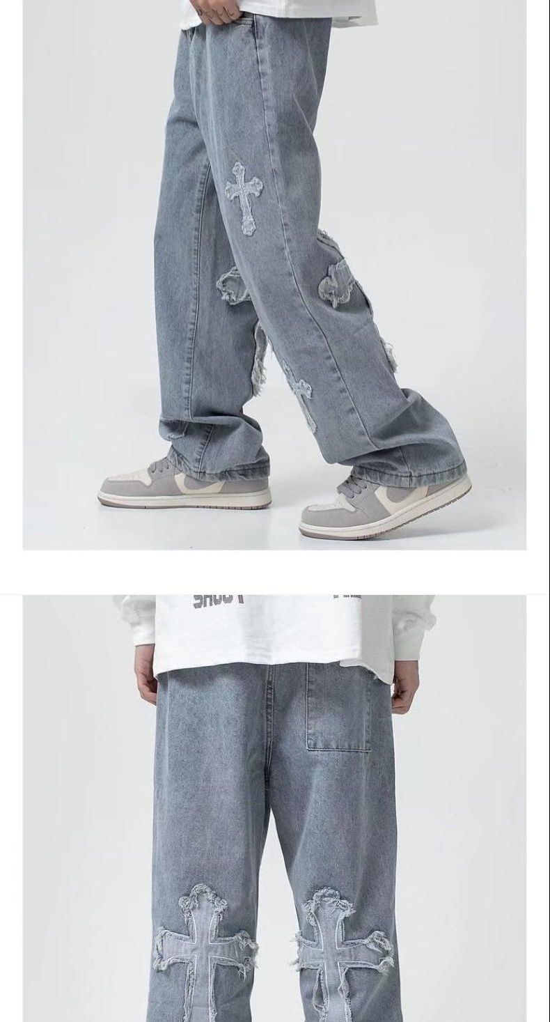 Cross Patch Hip Hop Jeans