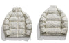 Wavy Puffer Coat
