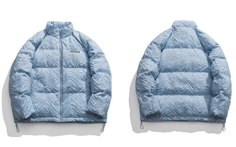 Wavy Puffer Coat