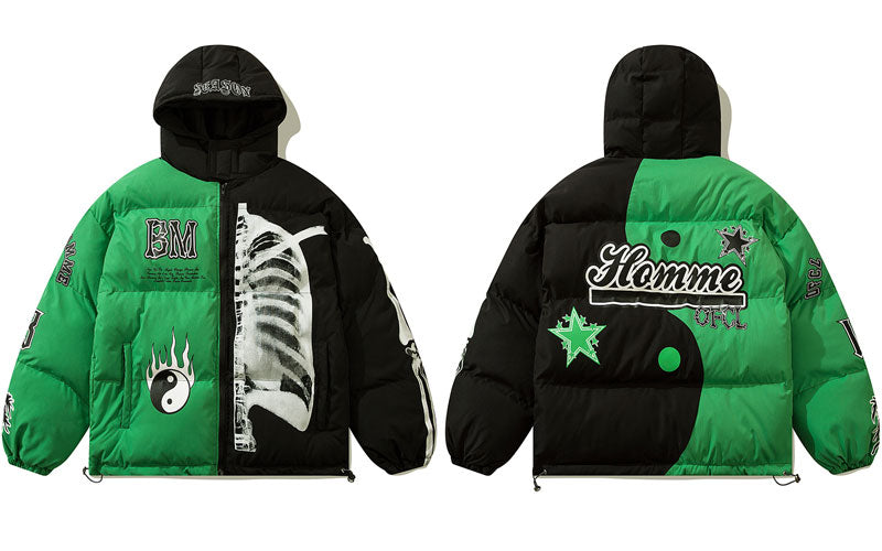 Oversized Skeleton Coat