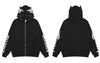 Hip Hop Hoodie Sweatshirt Jacket Y2K Streetwear Grunge Letter Print Zip Up Hooded Coat 2022 Vintage Harajuku Casual Cotton Tops