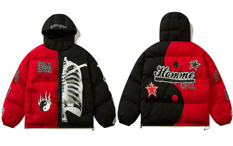 Oversized Skeleton Coat