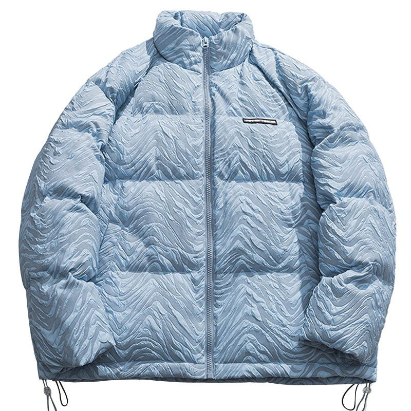 Wavy Puffer Coat