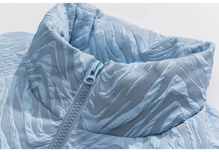 Wavy Puffer Coat